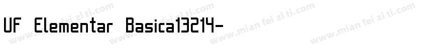 UF Elementar Basica13214字体转换